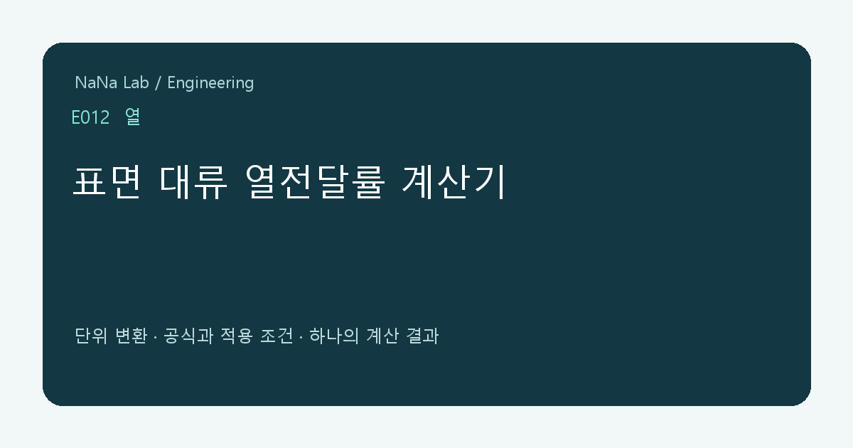 表面対流計算機