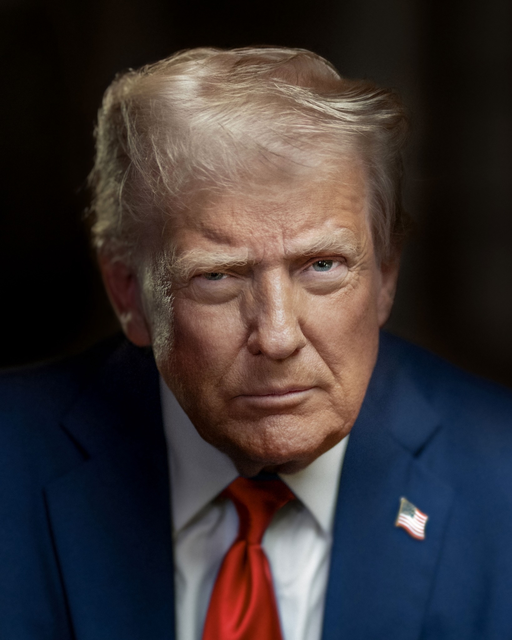 Donald Trump, official portrait by Daniel Torok